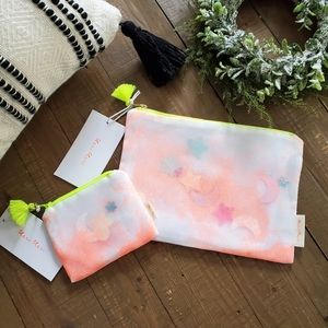 2 Meri-Meri Organic Colorful Cut Out Shape Pouches